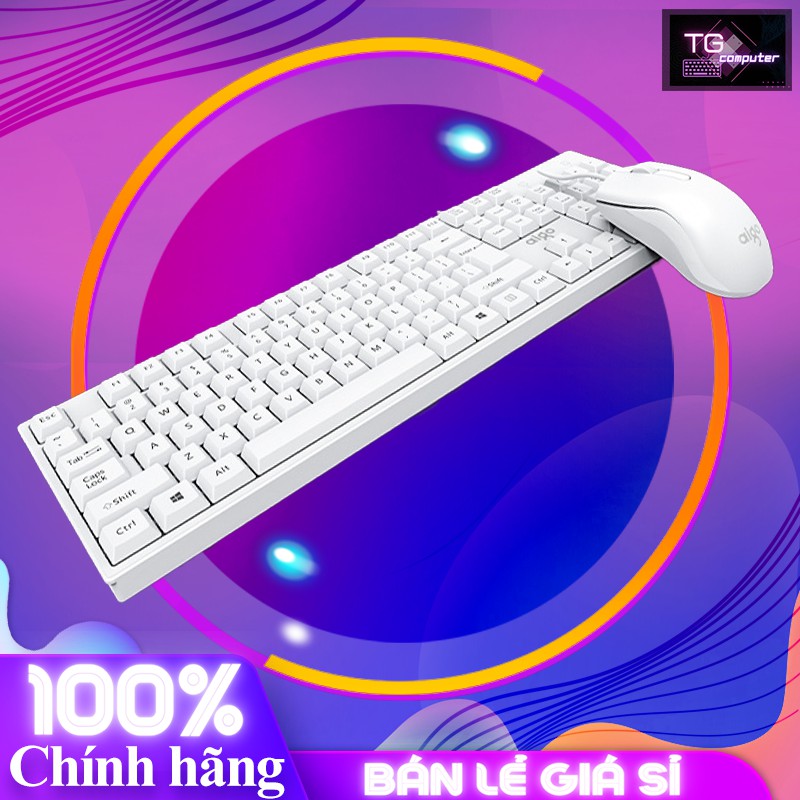 Combo bàn phím và chuột có dây văn phòng, học online bền bỉ kiểu dáng hiện đại VI TÍNH TG WQ1600