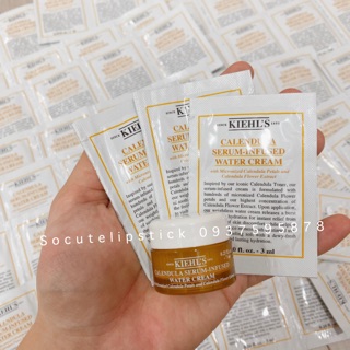 Kem dưỡng Hoa Cúc Kiehl's Calendula Serum-Infused Water Cream Gói 3ml - Hũ minisize 7ml