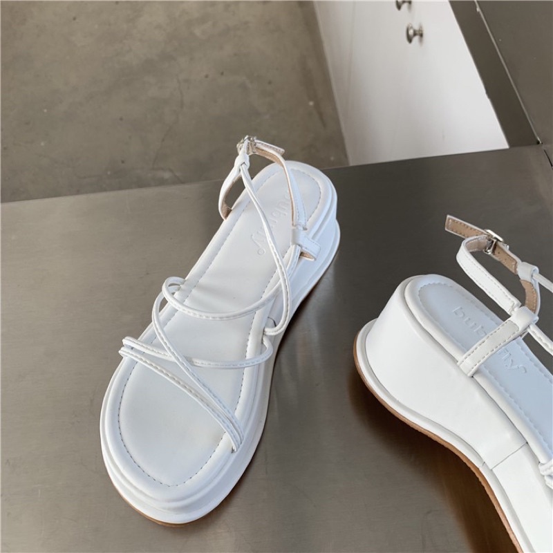 Dép sandal nữ đế xuồng - đế cao 5 phân- Dép đế bánh mì  -Tiệm giày Coishoes