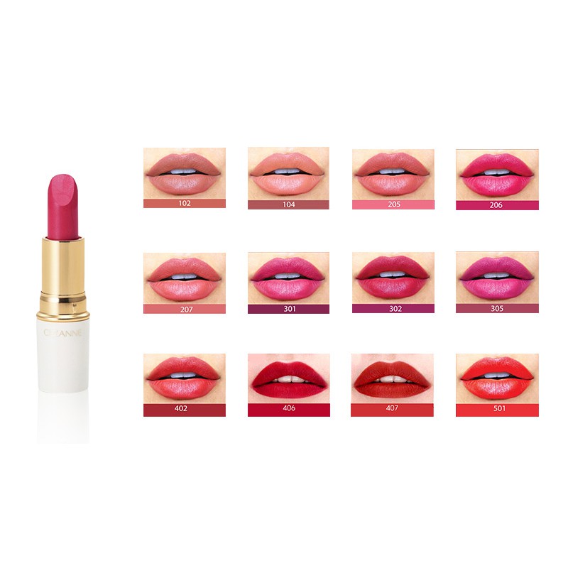 Son thỏi - Lasting Lip Color N-3.9g các màu - Cezanne - 100% tự nhiên, không chứa chì | BigBuy360 - bigbuy360.vn