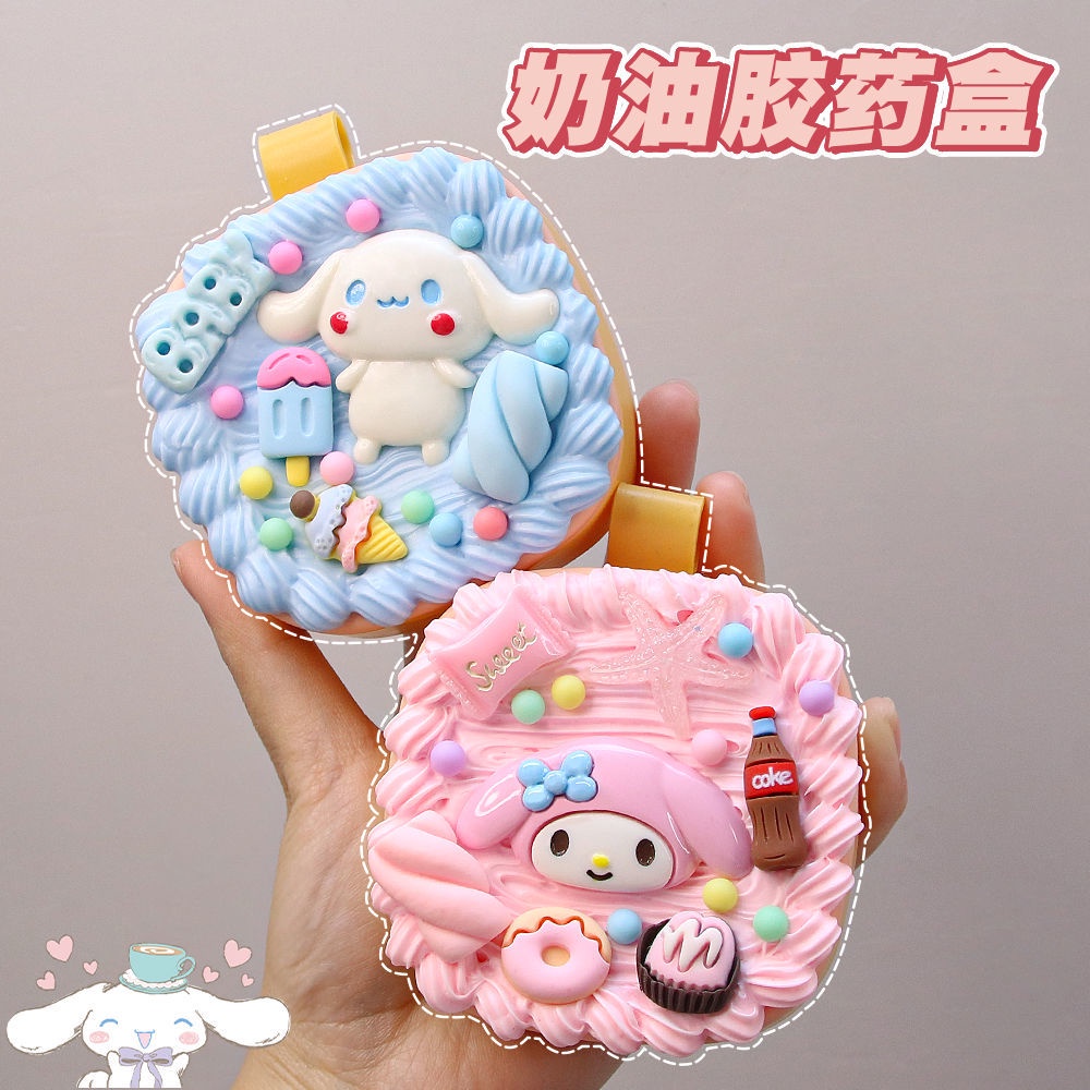 Hộp Đựng Thuốc Mini Chống Ẩm Tự Làm Họa Tiết Hoạt Hình Dễ Thương