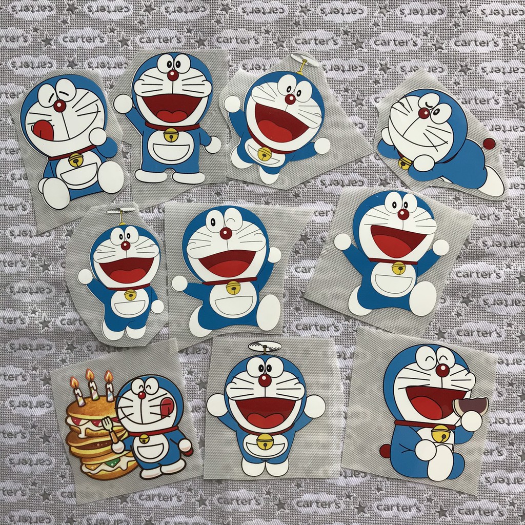 Hình ủi, hình ép nhiệt - Set Doraemon