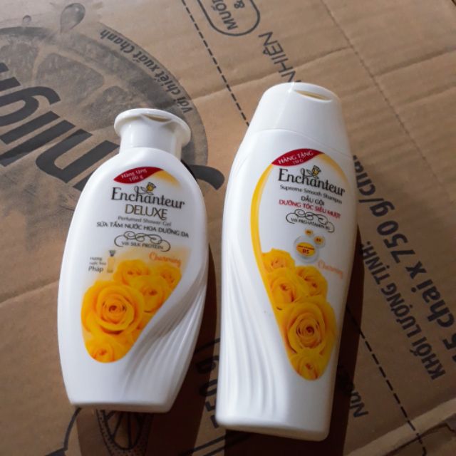 Combo Sữa tắm Enchanteur - Dầu gội Enchantuer 55k