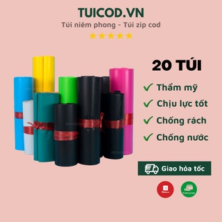 [NHẬP MÃ S0909 GIẢM  50% CHO ĐƠN 0Đ] Combo 20 Túi Niêm Phong Đóng Hàng Đủ Size Dùng Thử