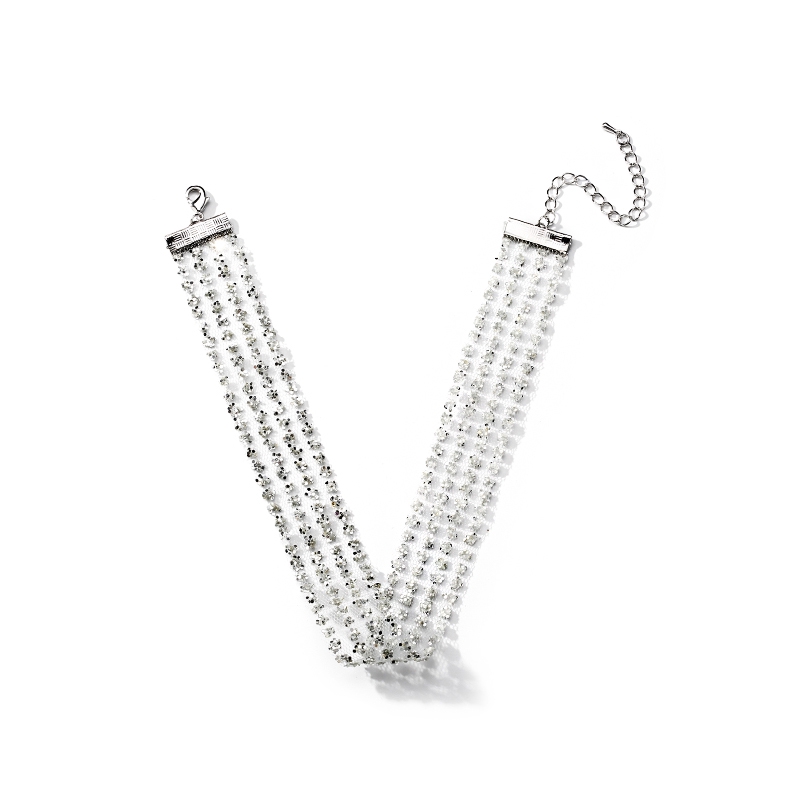 Vòng cổ choker đính kim sa lấp lánh thời trang cá tính cho nữ | BigBuy360 - bigbuy360.vn