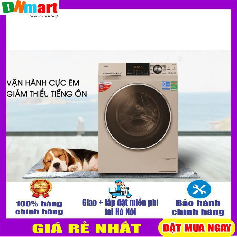 Máy giặt Aqua Inverter 8.5 kg AQD-D850E.N [VẬN CHUYỂN MIỄN PHÍ KHU VỰC HÀ NỘI]