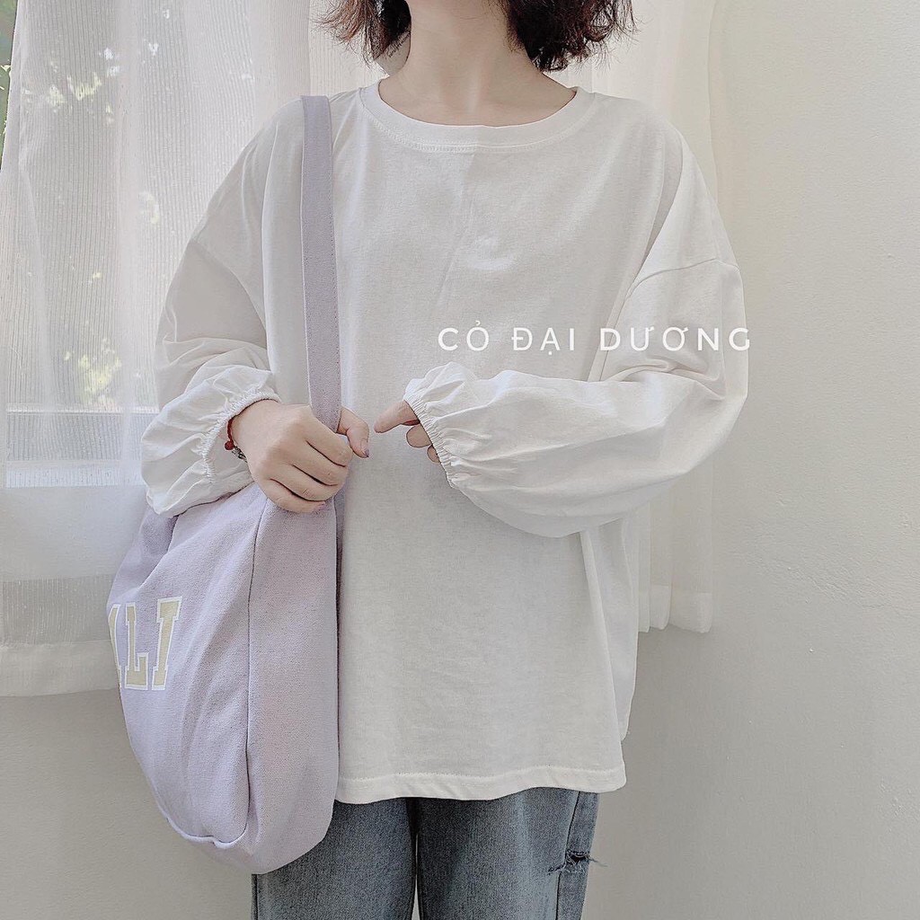 Áo thun nữ dài tay UNISEX áo thun day tay bó chun siêu hot ma 01
