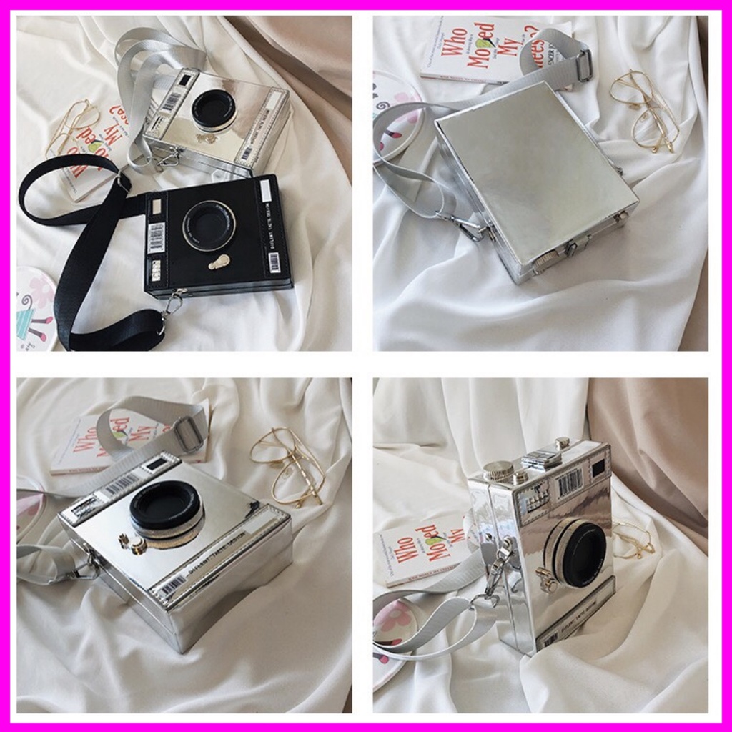 Túi xách nam nữ hình máy ảnh phụ kiện siêu độc đáo 2021