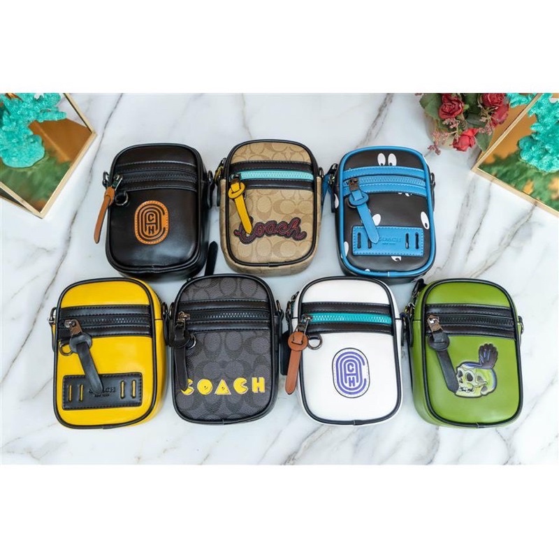 TÚI ĐEO CHÉO ĐỰNG ĐIỆN THOẠI MINI COACH SMANO UNISEX NAM NỮ