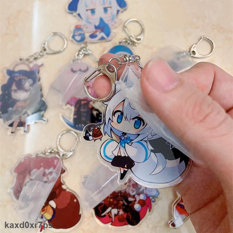 Siêu Giảm Giá Móc Chìa Khóa Bằng Acrylic Hình Ookami Mio Nakiri Ayame Gawr Gura Usada Pekora Độc Đáo
