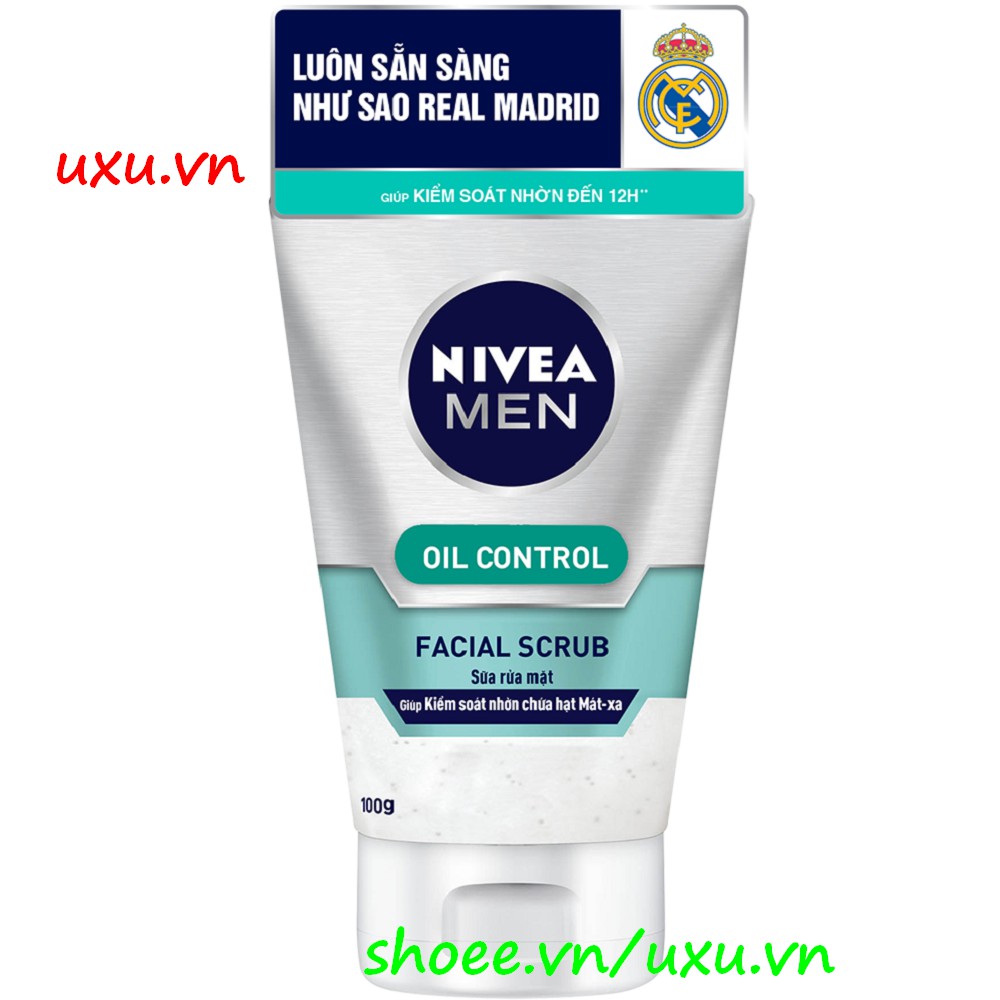 Sữa Rửa Mặt Nam 100G Nivea Ngăn Mụn Tối Ưu, Với uxu.vn Tất Cả Là Chính Hãng.