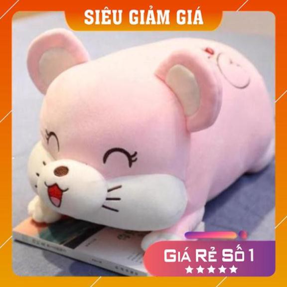 Gấu bông chuột Hamster chất liệu vải nhung co giãn