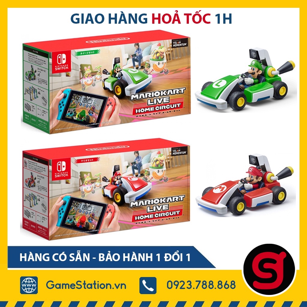 Bộ trò chơi Mario Kart Live: Home Circuit cho máy Nintendo Switch