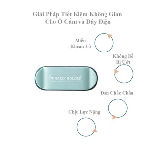 Kẹp Thu Gọn Dây Điện Cáp Bộ 4 Cái