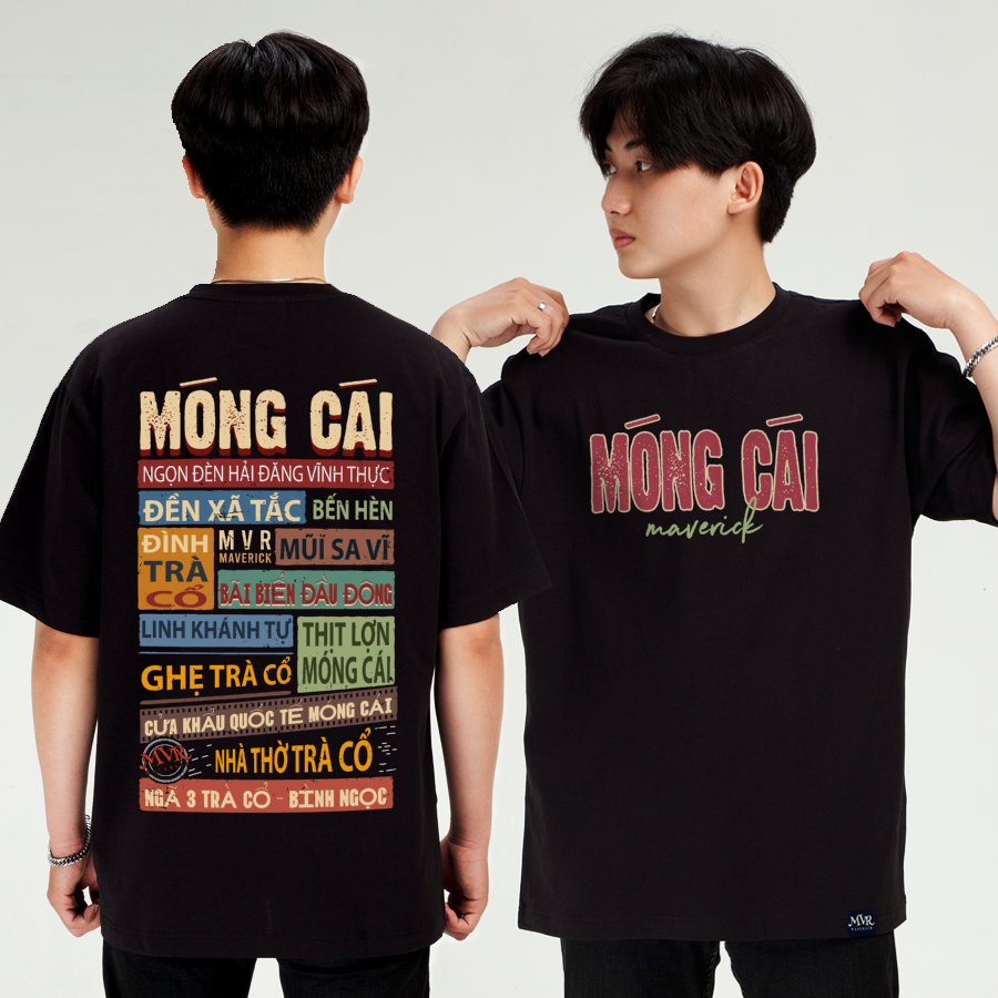 Áo thun Móng Cái - tỉnh Quảng Ninh phông Unisex cotton ao cặp nhóm gia đình du lịch fact UNDER MVR BB4240