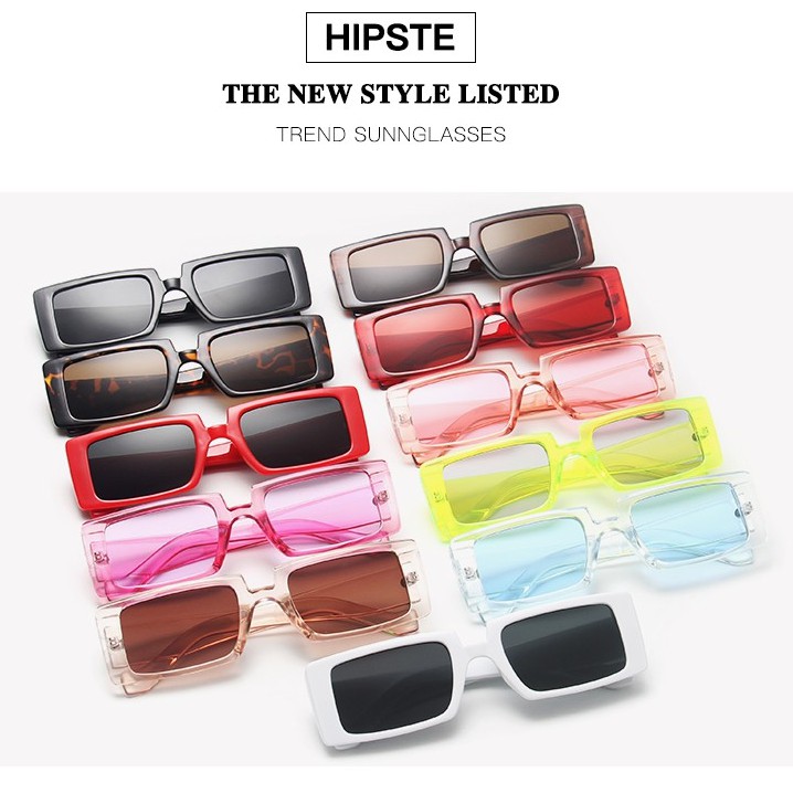 Kính mát tròng vuông thời trang mới cho nam và nữ