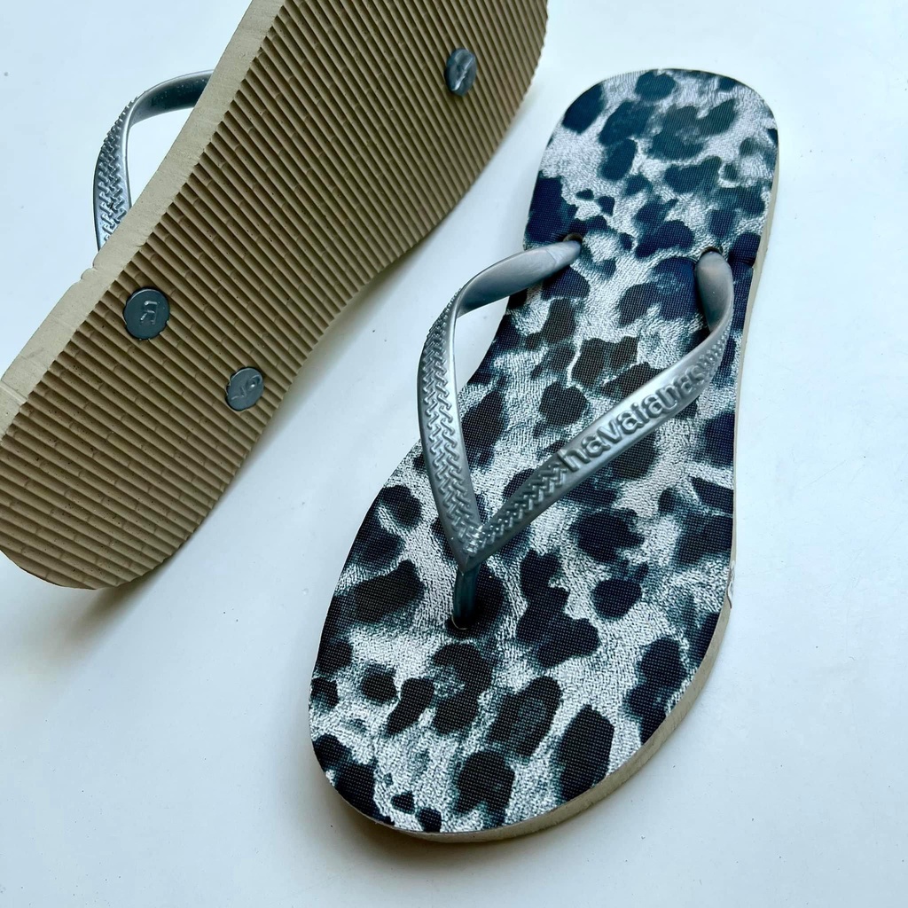 Dép kẹp xỏ ngón, dép tông nữ Havaianas 2 tầng gia công hàng handmade siêu bền đẹp b5