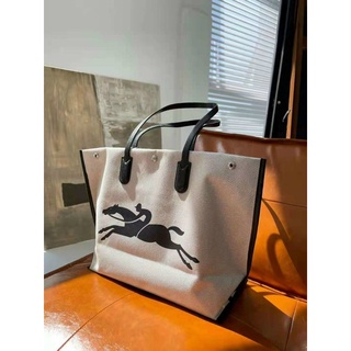 Túi tote longchamp hàng canvas