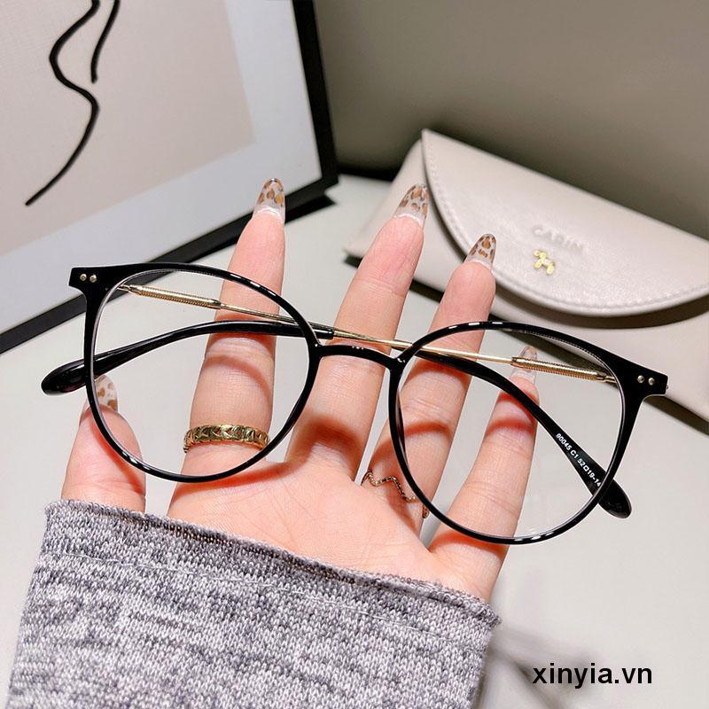 Mắt Kính Gọng Tròn Chống Ánh Sáng Xanh Thời Trang Hàn Quốc Cho Nam Nữ