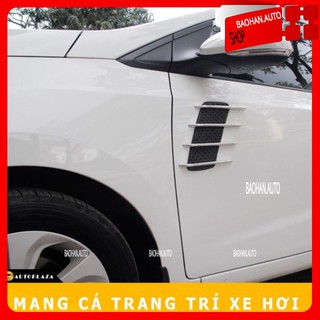 Mang cá ô tô dán sườn xe – bộ 2 tấm, trang trí tạo điểm nhấn cho xe