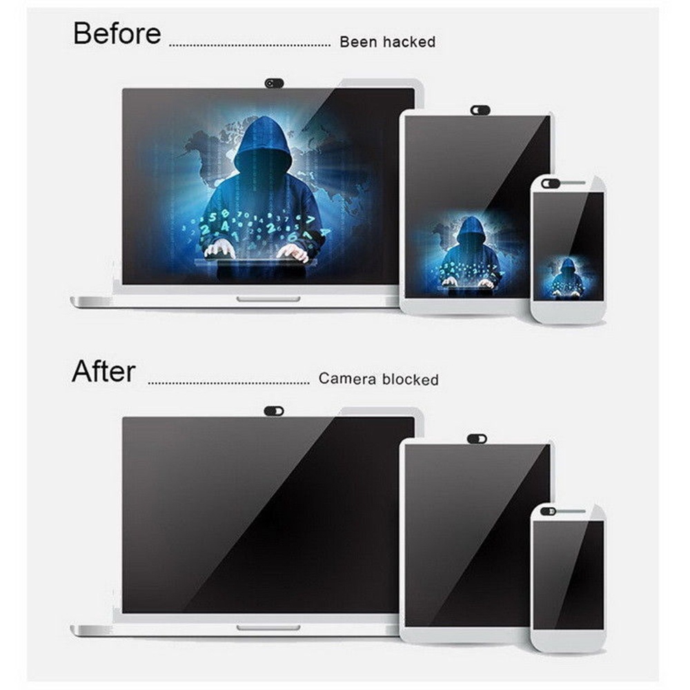Set 6 nắp nhựa trượt che webcam cho Macbook/máy tính xách tay/điện thoại | BigBuy360 - bigbuy360.vn
