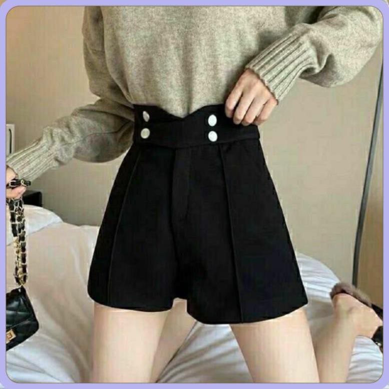 Quần Short Nữ 4 cúc Quần sooc đùi nữ chất Vitex hàn dày dặn mềm mịn mát cực trẻ trung và sành điệu  ( Hàng Cao Cấp ) | BigBuy360 - bigbuy360.vn
