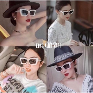 Kính râm vuông trắng Hottrends
