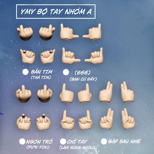 Cơ thể YMY 9,5cm có thể gắn đầu Nendoroid