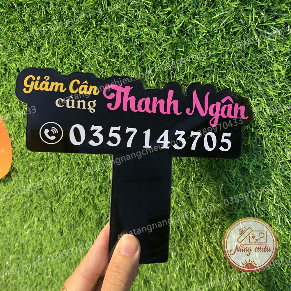 Bảng cầm tay đạo cụ chụp hình sản phẩm _ free thiết kế theo yêu cầu