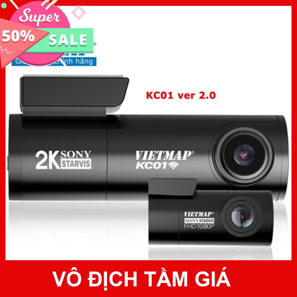 [ Shop Uy Tín ] VIETMAP KC01 v.2 Camera hành trình Cảnh Báo Giao Thông ver 2.0 Cảm biến 2K Sony Starvis - Hàng chính hãn