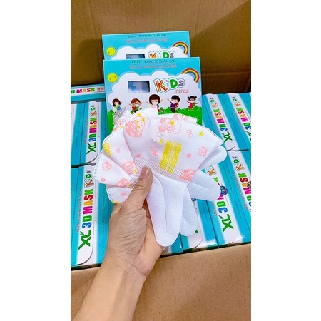 Hộp 50 cái Khẩu Trang 3D Xuân Lai Bé 3-10 tuổi | BigBuy360 - bigbuy360.vn