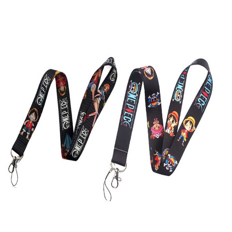 Dây Đeo Điện Thoại In Hình Hoạt Hình One Piece Dễ Thương