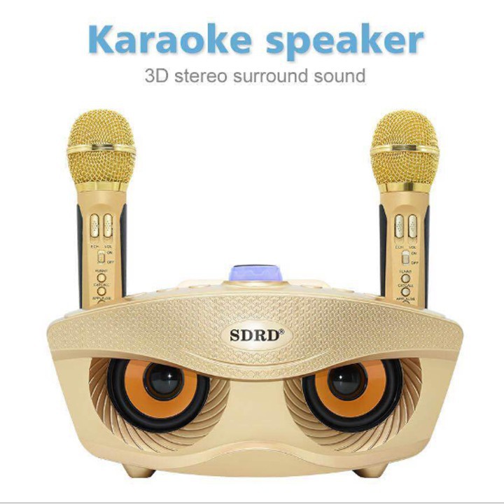 Loa Bluetooth Karaoke SD-306 Thuộc Dòng Loa Bluetooth Mini Cao Cấp Sử Dụng Pin Sạc