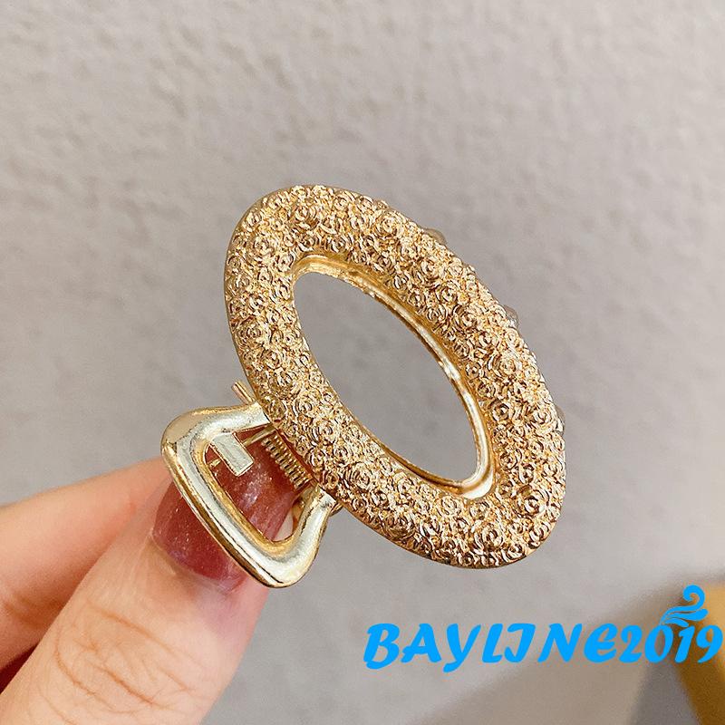 BAY-Kẹp tóc dạng kẹp móng vuốt chống trượt bằng kim loại khoét rỗng chắc chắn cho nữ