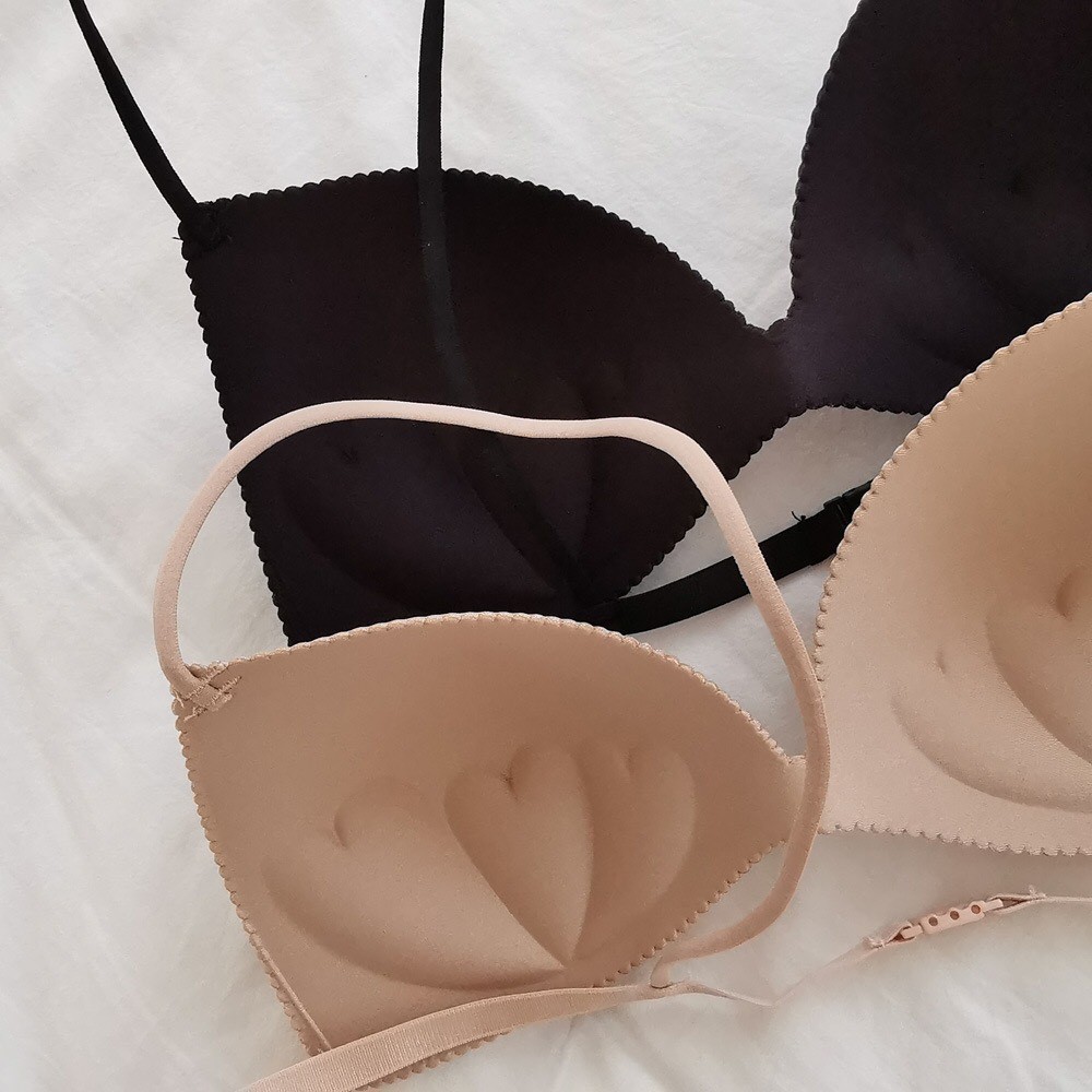 Áo Ngực Su Mút Mỏng - Bra Dây Mảnh - Áo Lót Nữ Cài Sau Hót Kingshop B818
