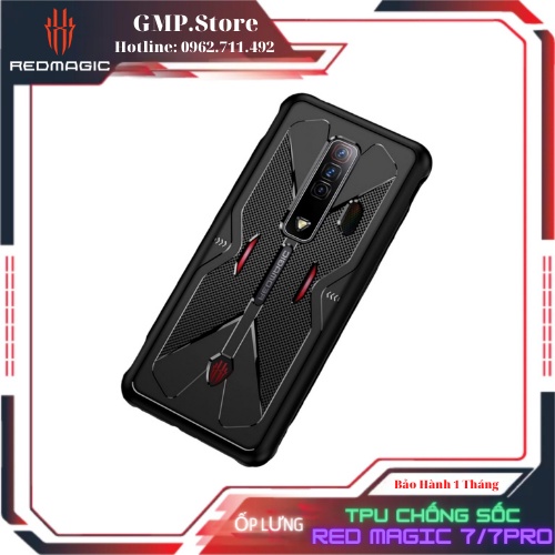 Ốp lưng tpu silicon nubia red magic 7 / 7 s / 7 pro / 7 s pro chống sốc, tản nhiệt, thoát khí