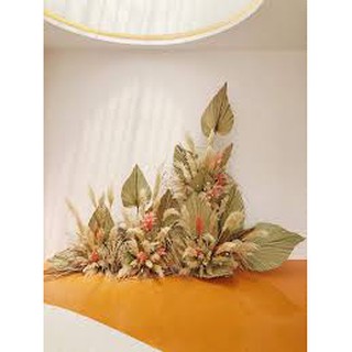 Lá cọ khô decor trang trí xinh