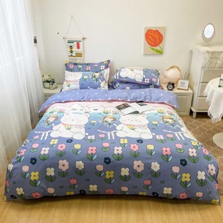 Bộ chăn ga 4 món gấu pooh