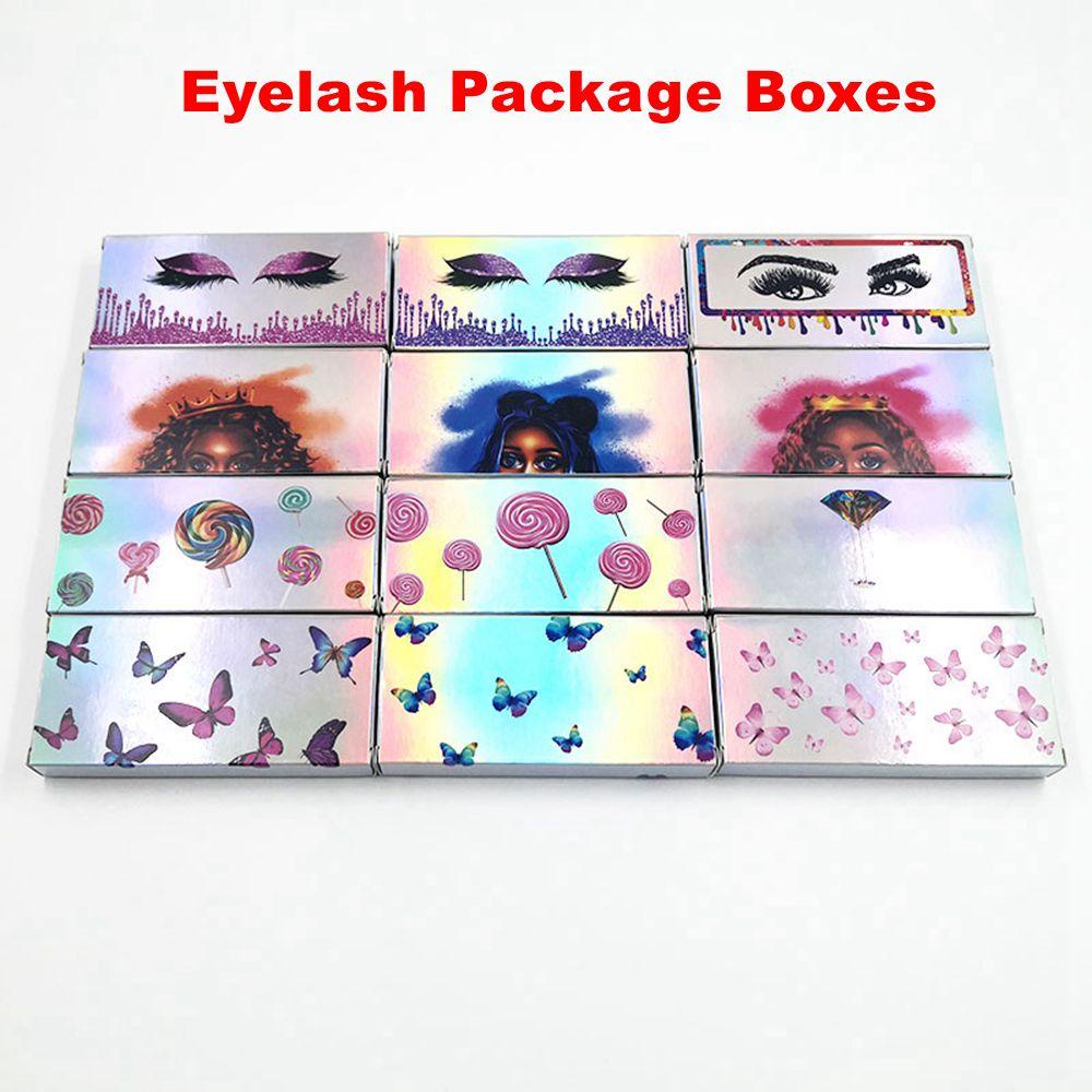 Bộ 10 Hộp Giấy Đựng Lông Mi Giả Tiện Dụng