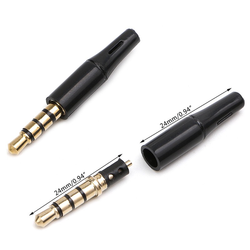 Set 10 Đầu Nối Jack Âm Thanh 3.5mm 4 Cực Chuyên Dụng