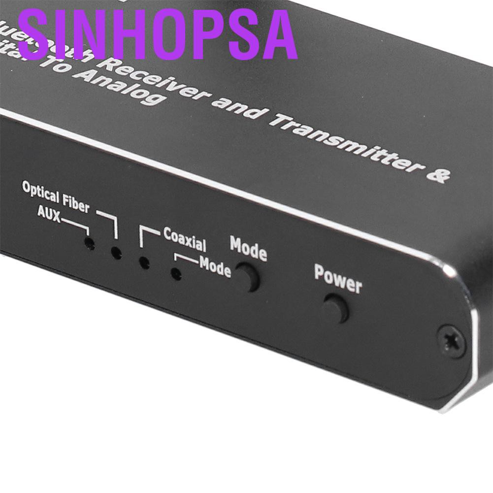 Sinhopsa Digital Audio Converter Transmitter to Analog Fiber Coaxial Conversion for TVs  Game Consoles Disc Players MP3