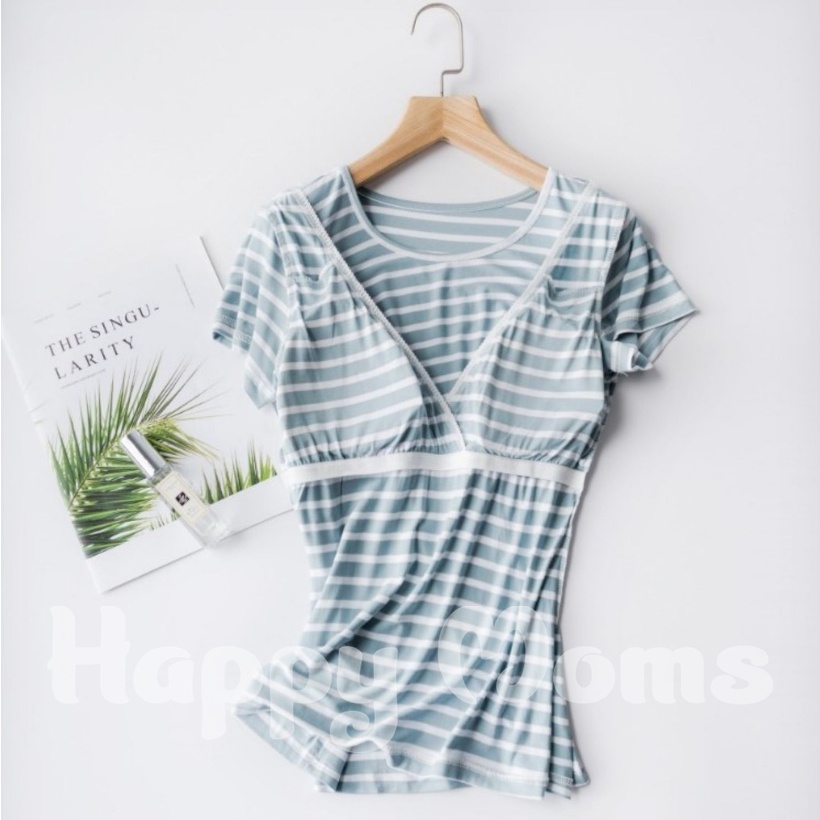 Bộ Đồ Bầu và Cho Con Bú - Bộ Đồ Sau Sinh Chất Vải Modal Siêu - Kèm lót ngực - Đồ bầu HappyMom