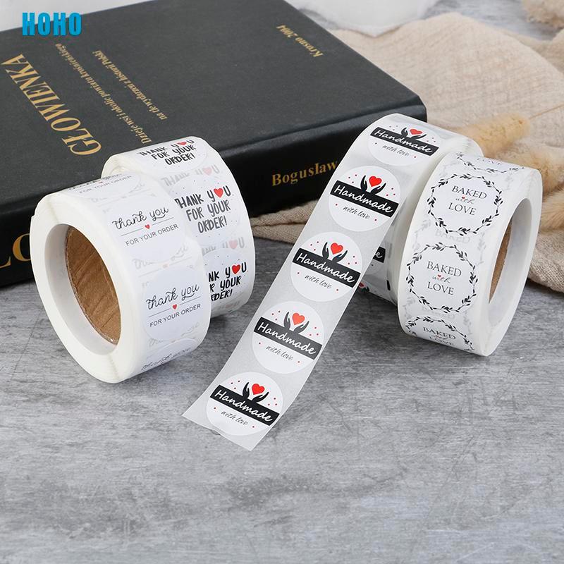 Bộ 2 cuộn hình dán chữ Thank You For Your Order đáng yêu | BigBuy360 - bigbuy360.vn