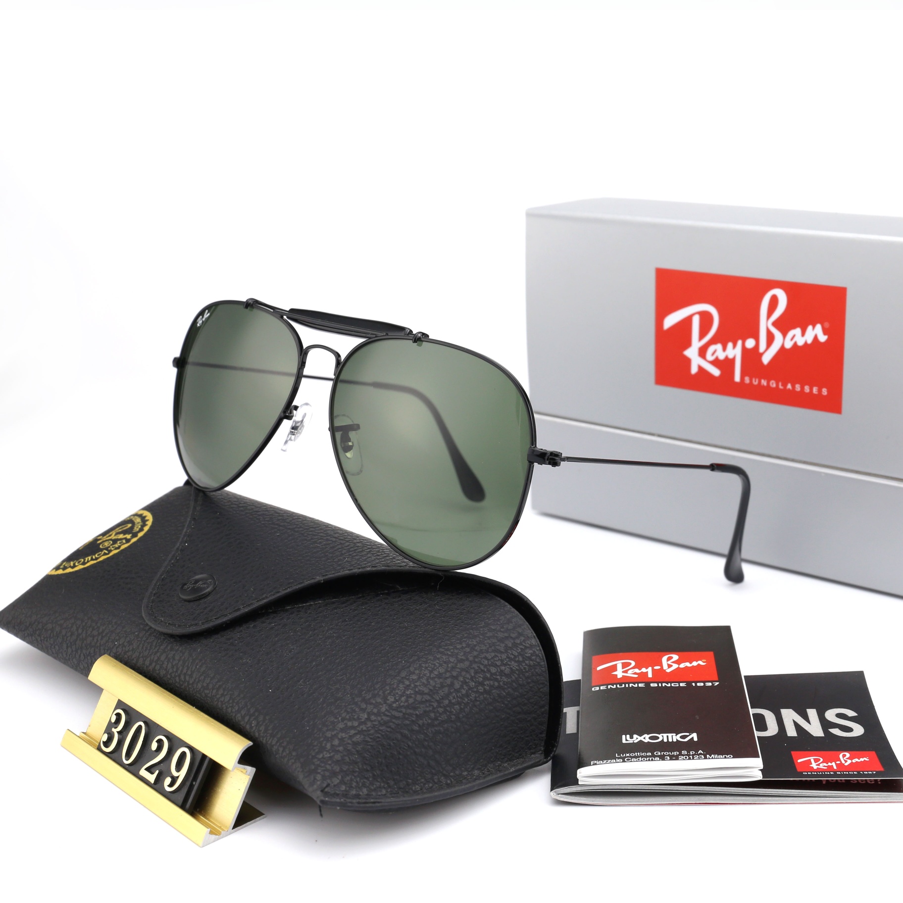 Aviator Ray-Ban_ chính hãng Kính râm 2021 Thời trang Hàn Quốc mới Kính râm nam nữ một mảnh Cặp đôi hợp thời trang Du lịch ngoài trời Kính râm lái xes