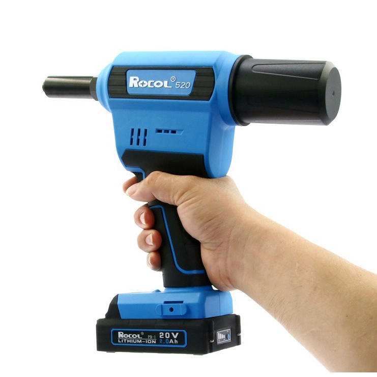 Súng bắn đinh rút 3.2-6.4 bằng pin 20V ROCOL RL520
