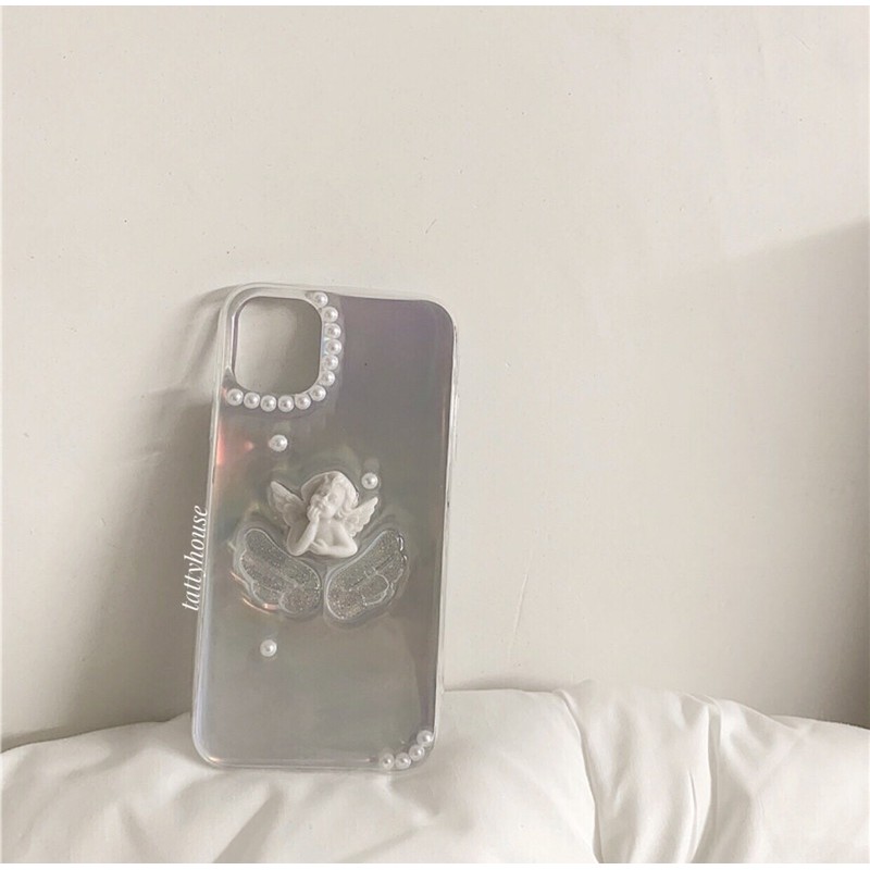 ỐP LƯNG IPHONE THIÊN THẦN KÈM SKIN HOLOGRAM - ỐP IP7/8/7P/8P/X/XS/XM/11/11PRM/12/12PRM | Tattyhouse |