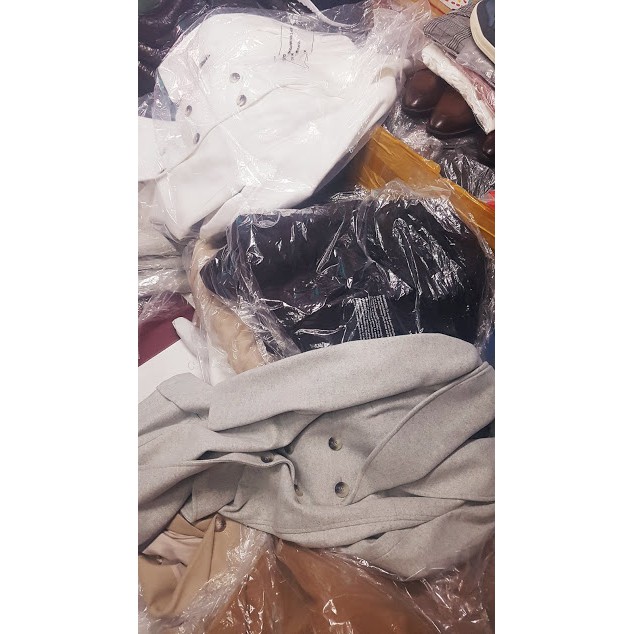 Áo khoác Portmans Herringbone Faux Fur Collar Coat