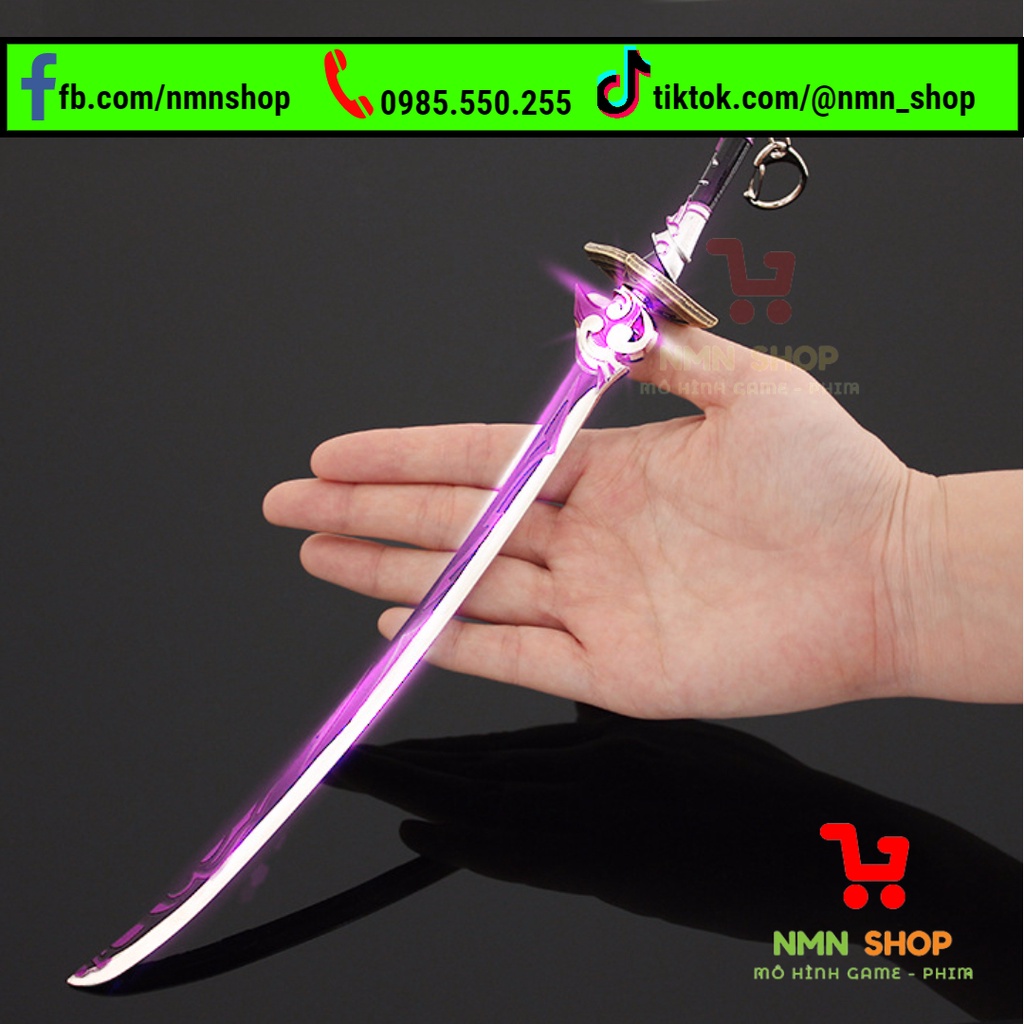 Mô hình game Genshin Impact - Ki.ếm Lôi Thần  30cm