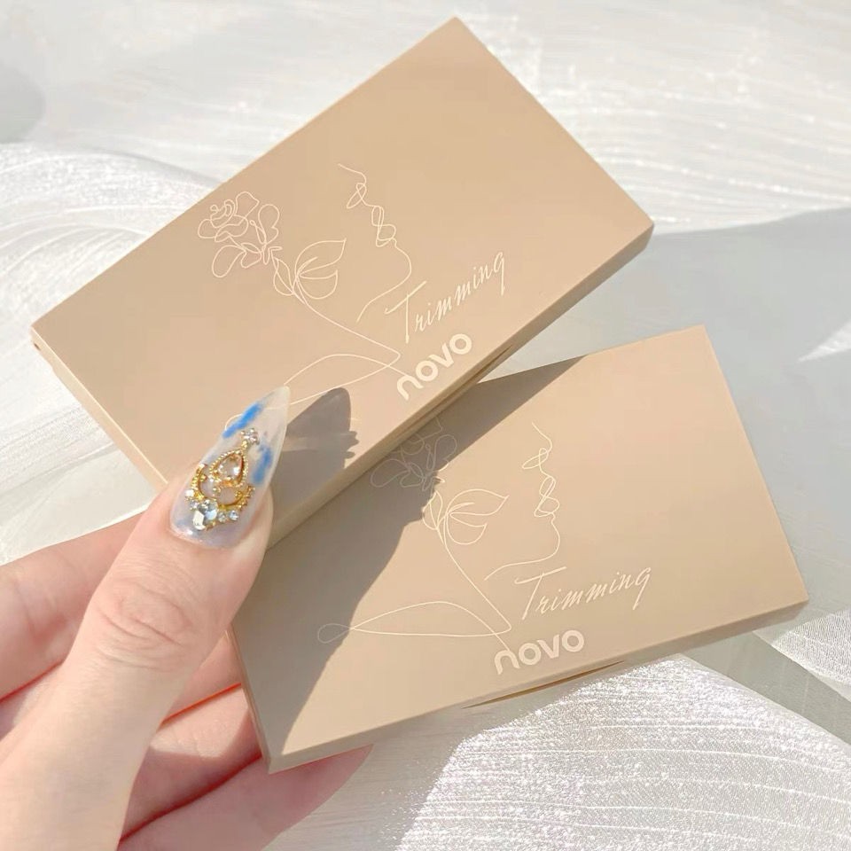 [Hàng mới về] Bảng phấn bắt sáng tạo khối NOVO ba chiều có độ bóng cao dành cho trang điểm | BigBuy360 - bigbuy360.vn