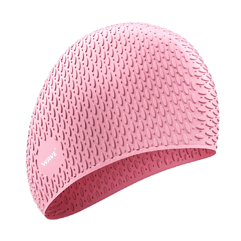 WAVE Mũ Bơi Silicone Gợn Sóng Cho Nữ